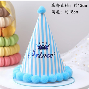 Party Hat - Stripe Prince Hat